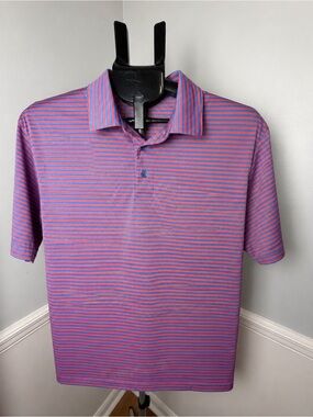 ⛳ Pro Tour Coolplay Striped Golf Polo ⛳
